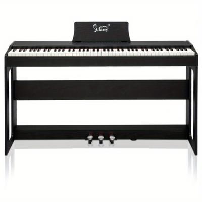 TEMU Gdp-104 88 Keys Full Weighted Keyboards Digital With Furniture Stand, Power Adapter, Triple Pedals, Headphone, For All Levels Black, White