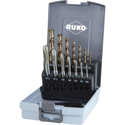245051RO Maschinengewindebohrer-Set 14teilig din 371, din 376 HSSE-Co 5 1 Set - Ruko Image