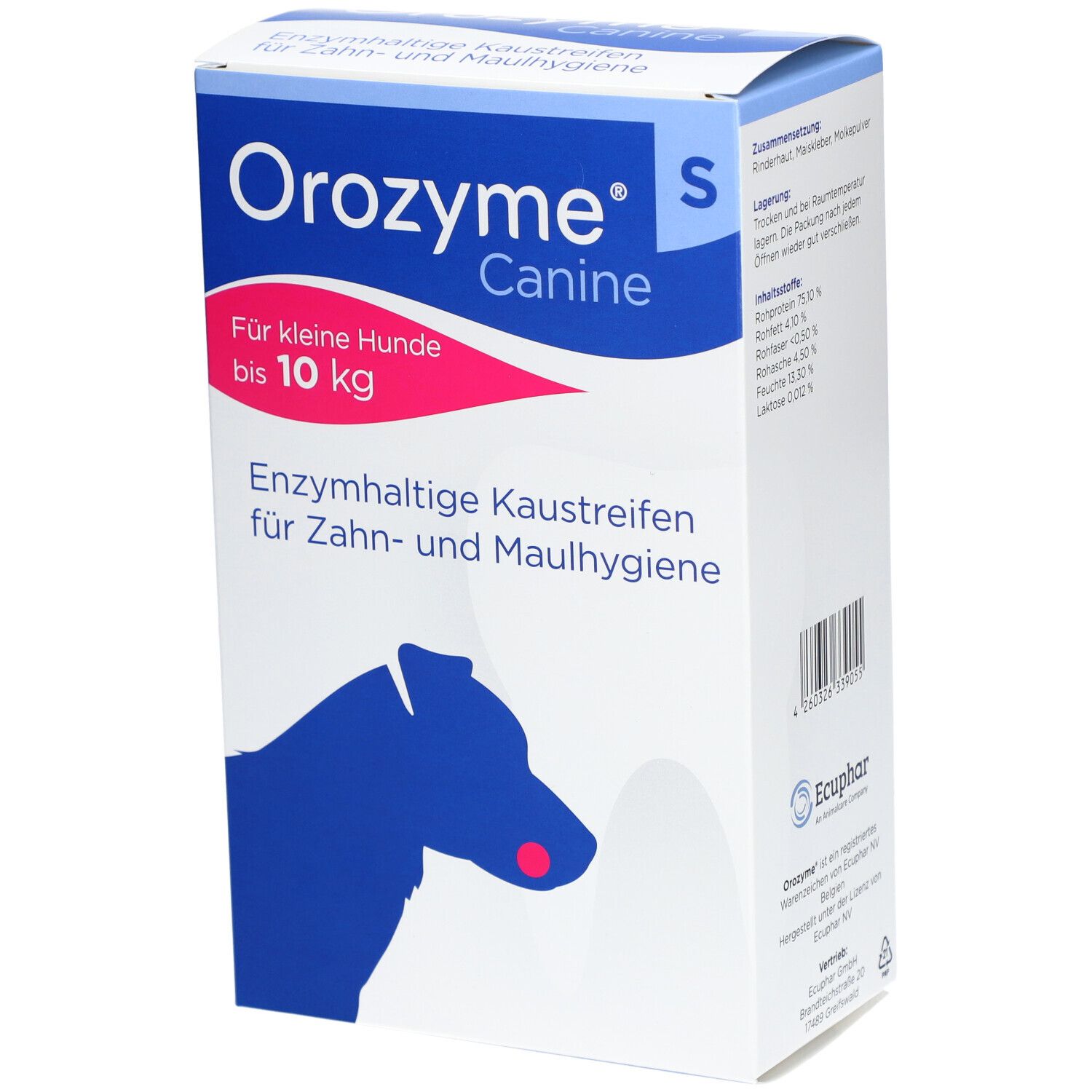 Ecuphar Orozyme Kaustreifen S f.kleine Hunde 1x224 g Streifen Image