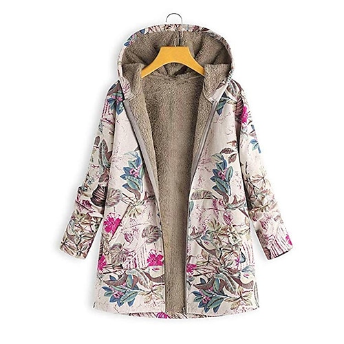 Per donna Giacca invernale Giacca in pile Giacca in sherpa Cappotto teddy Giornaliero Per uscire Autunno Inverno Standard Cappotto A V Morbido Tenere al caldo Retrò Informale Giacca Manica lunga
