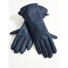 Lederhandschuhe HEINE Gr. 7,5, blau (marine) Damen Handschuhe Handschuh