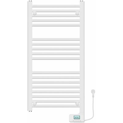 Elektrischer Badheizkörper SANOTECHNIK "Flow", weiß, B:48cm H:92cm T:3cm, Carbon, Stahl, Heizkörper, in 3 Größen erhältl