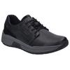 Schnürschuh JOSEF SEIBEL "Mitchell 02", Herren, Gr. 47, schwarz, Leder, Textil, casual, Schuhe, Komfortschuh, Freizeitschuh, Sneaker mit Wechselfußbett