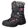 Winterstiefel MUSTANG SHOES, Kinder, Gr. 37, blau (navy kombi), Textil, Lederimitat, modisch, Schuhe, Winterstiefel, Klettstiefel in bequemer Weite