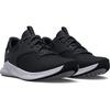 Trainingsschuh UNDER ARMOUR "UA W Charged Aurora 2", Gr. 43, schwarz (schwarz, schwarz, metallic warm silber), Textil, Synthetik, sportlich, Schuhe