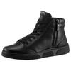 Schnürboots ARA "ROM", Damen, Gr. 8,5 (42,5), schwarz, Glattleder, unifarben, sportlich, Schuhe, Stiefelette, Bequemschuh mit Reißverschluss
