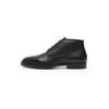 Schnürboots HENRY STEVENS "Wallace GB", Herren, Gr. 44, schwarz, Leder, klassisch, Schuhe