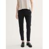 Stoffhose TOM TAILOR "MIA", Damen, Gr. 44, Länge 30, schwarz (deep schwarz), Web, Obermaterial: 49% Baumwolle, 46% Polyester, 5% Elasthan. Futter: 100% Polyester, unifarben, casual, slim fit lang, Hosen, Sommerhose im Chino-Stil