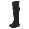Overkneestiefel LASCANA "Stiefel, Langschaftstiefel", Damen, Gr. 39, Varioschaft, schwarz, Obermaterial: 100% Textilmaterial. Futter: 100% Textilmaterial. Decksohle: 100% Lederimitat. Laufsohle: 100% Synthetik, unifarben, elegant, Schuhe, mit...