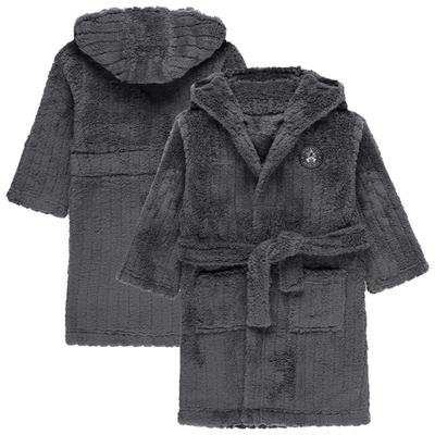 Hibernian Fleece-Bademantel mit Kapuze – Dunkelgrau – Jungen Image