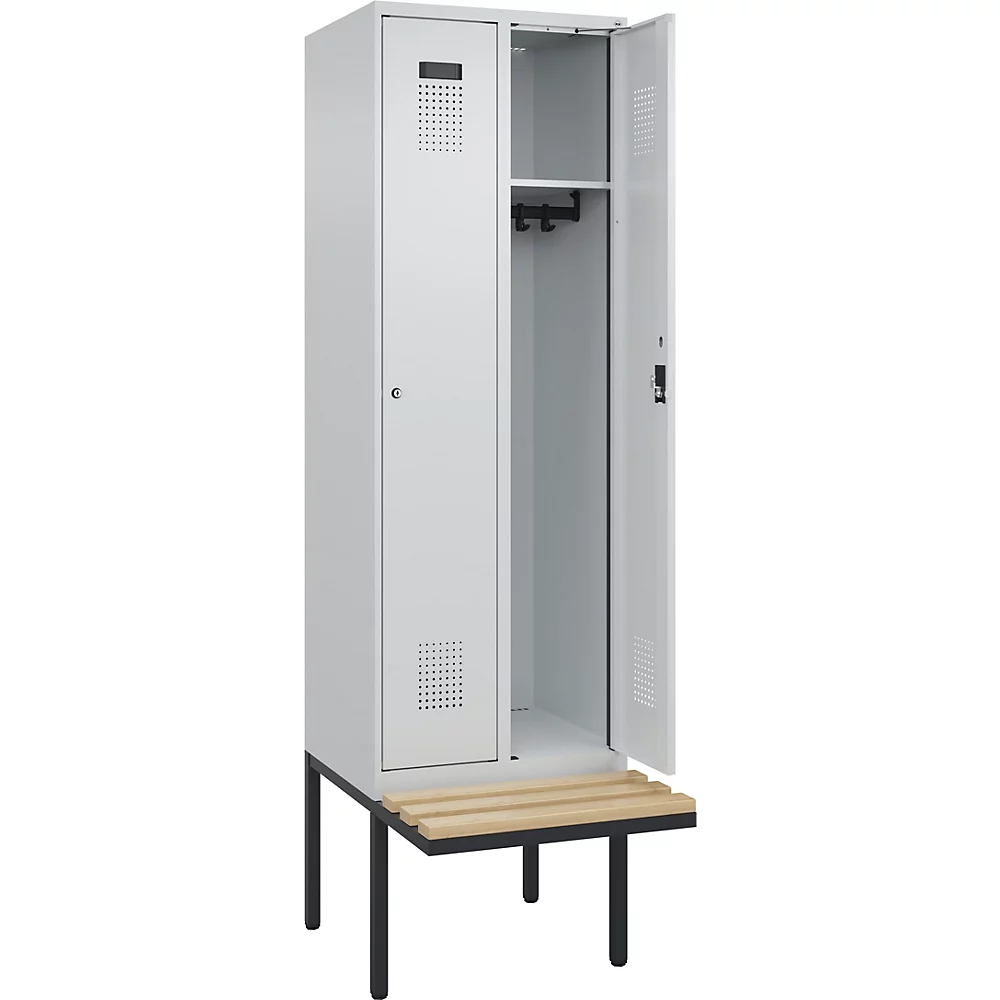 Vestiaire Evolo PLUS avec banc - kaiserkraft