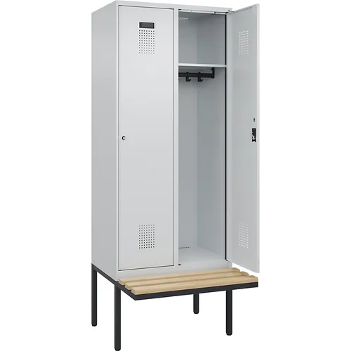 Vestiaire Evolo PLUS avec banc - kaiserkraft