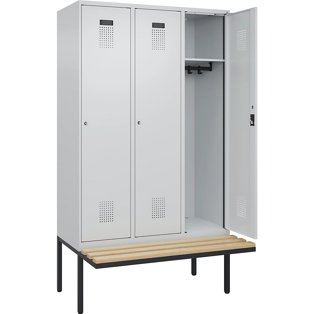 Vestiaire Evolo PLUS avec banc - kaiserkraft