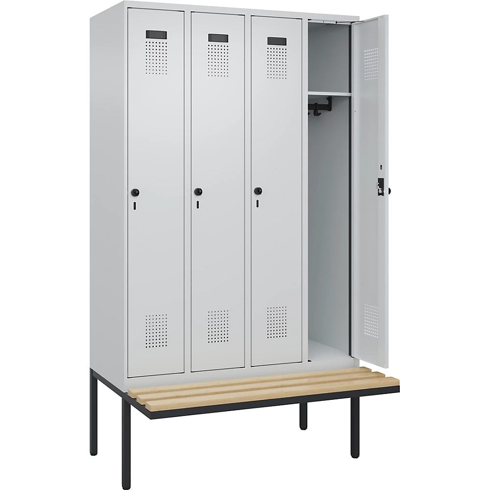 Vestiaire Evolo PLUS avec banc - kaiserkraft