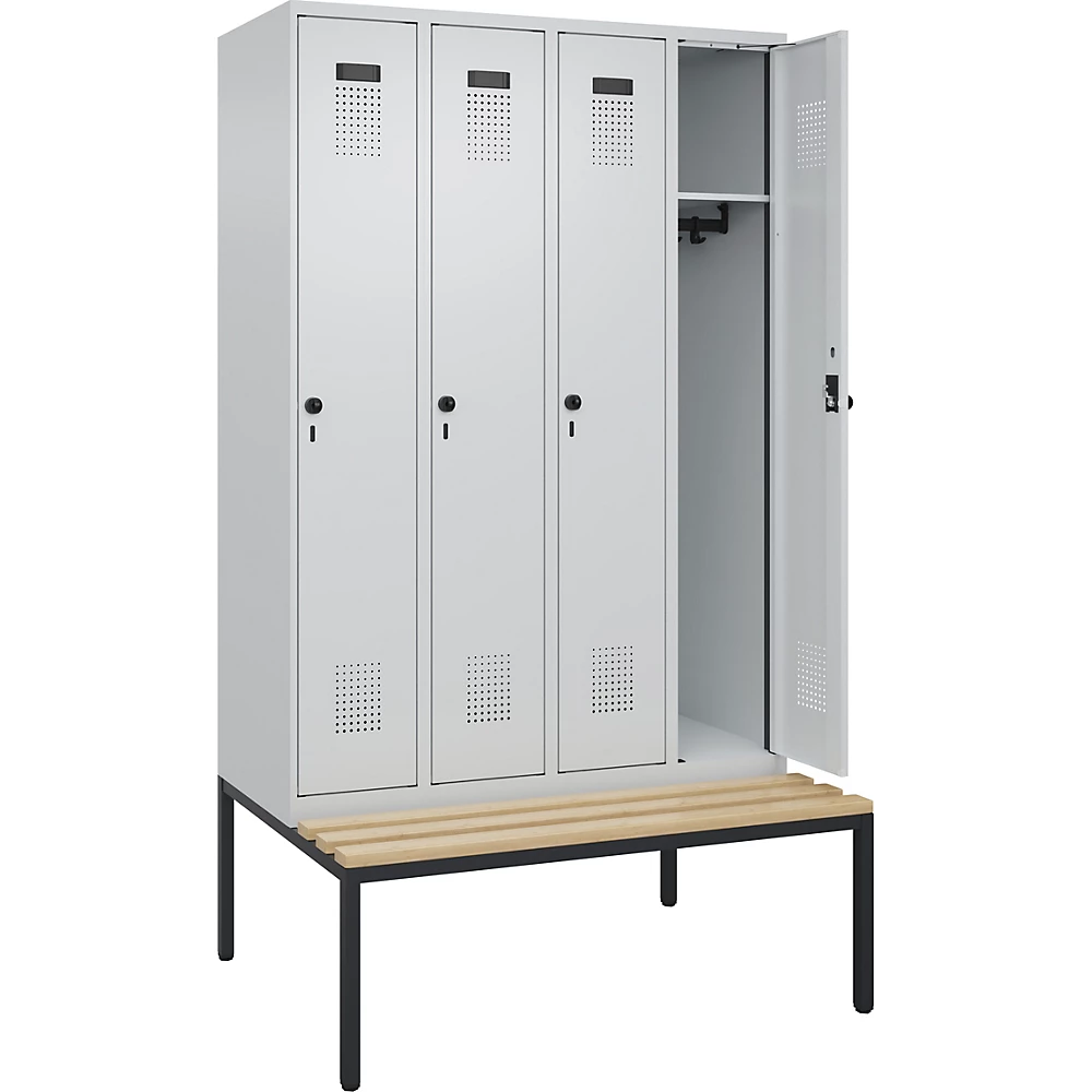 Vestiaire Evolo PLUS avec banc - kaiserkraft