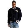 Women's Polo Ralph Lauren Navy New York Yankees Full-Snap Bomber Jacket