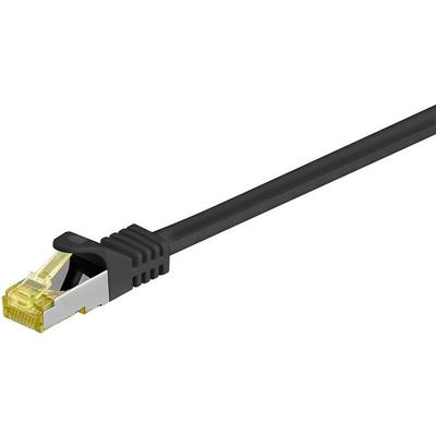 Goobay - RJ45 Patchkabel cat 6A s/ftp (PiMF), 500 MHz mit cat 7 Rohkabel - lszh halogenfreier