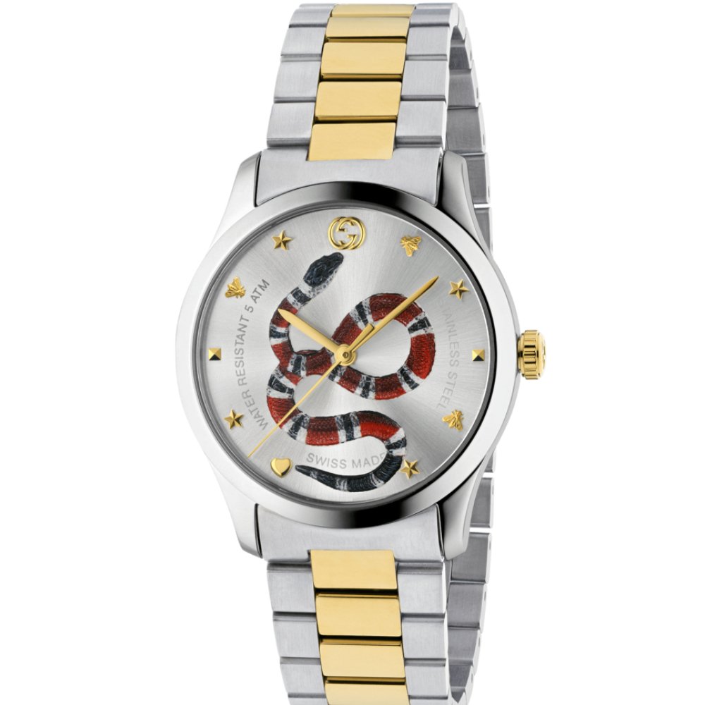Gucci YA1264075 G-Timeless zweifarbige Herrenuhr Image