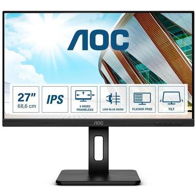 Monitor »27P2Q« 68,6 cm / 27 '' schwarz, AOC, 61.36x54.45x20.01 cm