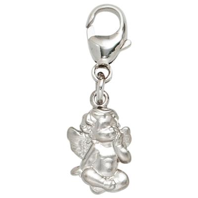 Charm Engel JOBO "Schutzengel", silber (silber 925), Charms, Damen, Silber 925 (Sterlingsilber), 925 Silber