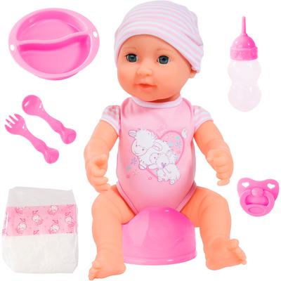 Babypuppe BAYER "Piccolina Newborn Baby, 40 cm" Puppen rosa Kinder