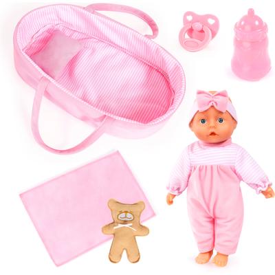 Babypuppe BAYER "Cozy 28cm" Puppen rosa Kinder mit Zubehör