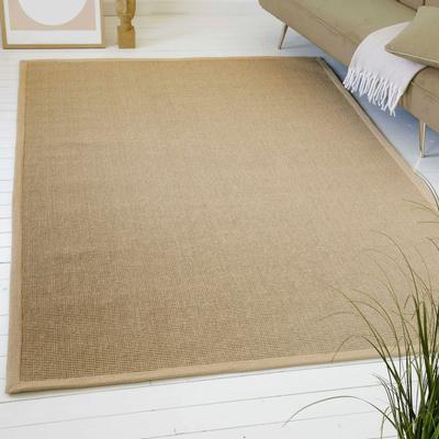 Teppich OTTO HOME "Liora, Juteteppich, auch als Läufer erhältlich", braun, B:160cm H:5mm L:230cm, Jute, Teppiche, Flachgewebe, 100% Natur Jute, eingefasst, Wohnzimmer, Schlafzimmer Image