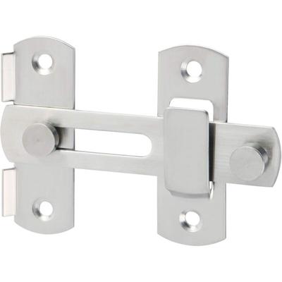 Schiebetürriegel, Türschloss, Kippriegel, Schnallenriegel mit Schrauben für Tür, Fenster, Schrank Image