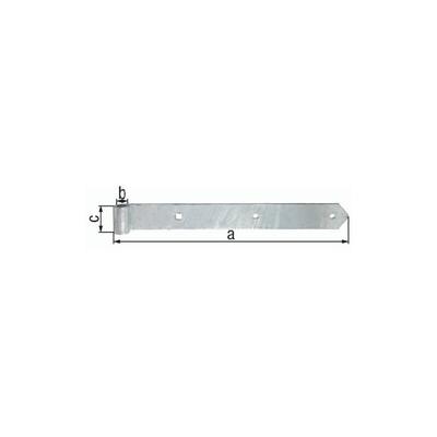 Gah Alberts Ladenband B.45mm L.600x45mm S.5mm D.16mm sta tzn rd - 314194 Image