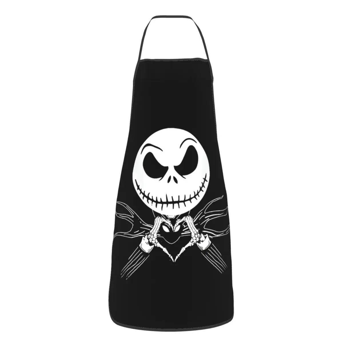 Bavoir personnalisé le cauchemar avant noël tabliers adulte Chef Cuisine Cuisine Jack Skellington coeur Tablier Cuisine peinture