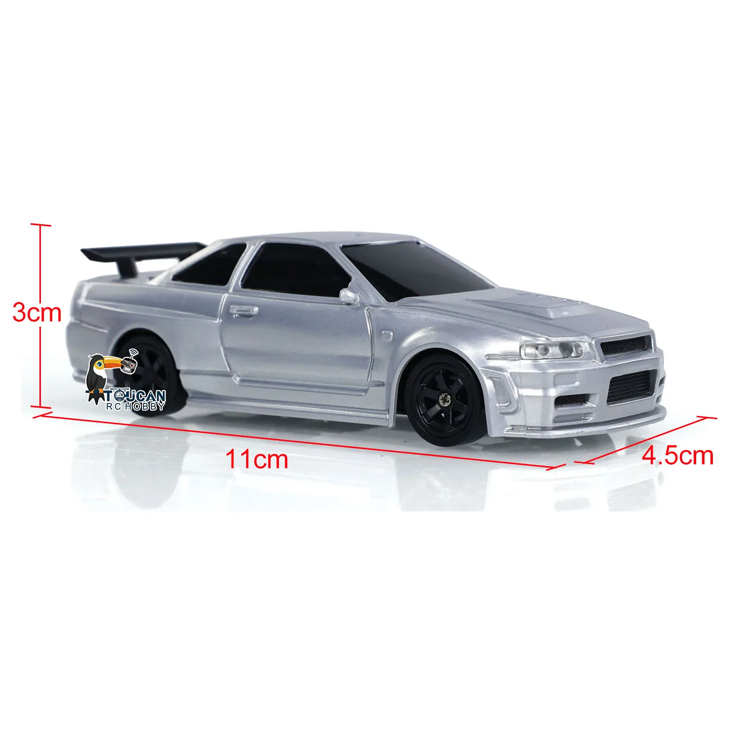 Voiture de course RC 4WD 2.4G, Mini jouets RC, voitures à dérive entièrement proportionnelles RTR avec radiocommande gyroscopique, modèle haute vitesse, cadeaux, 1/43