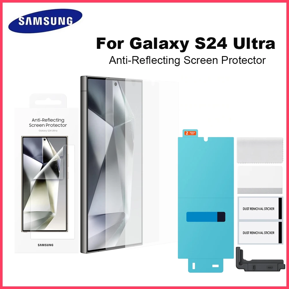 Protecteur d'écran antireflet d'origine Samsung 2 pièces EF-US928 pour Galaxy S24 Ultra protecteur d'écran pour Smartphone