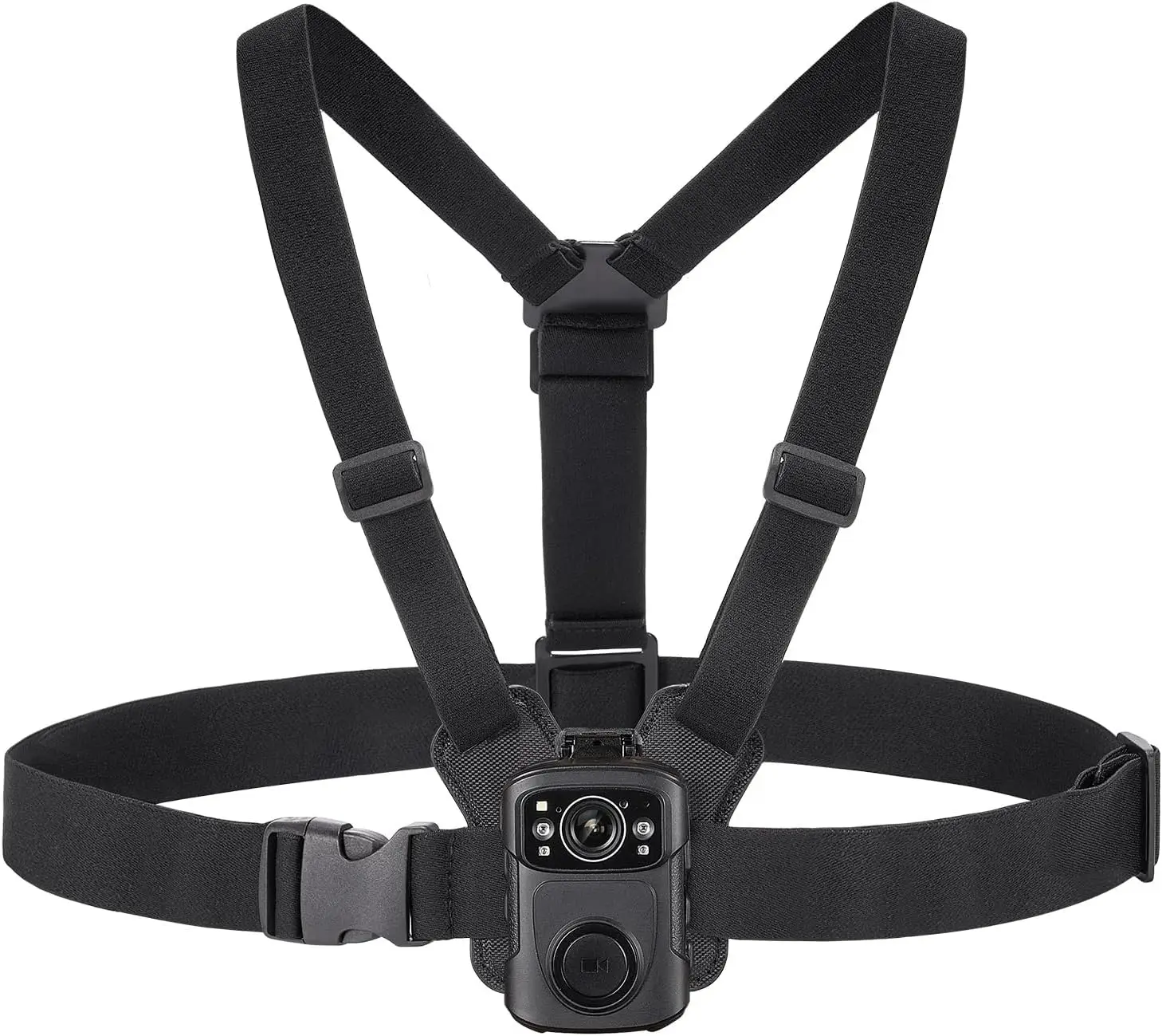 BOBLOV Body Camera Gilet de poitrine Durable épaule simple gilet pour tout le corps caméscope Velcro portant Bodycam ceinture Cam bandoulière
