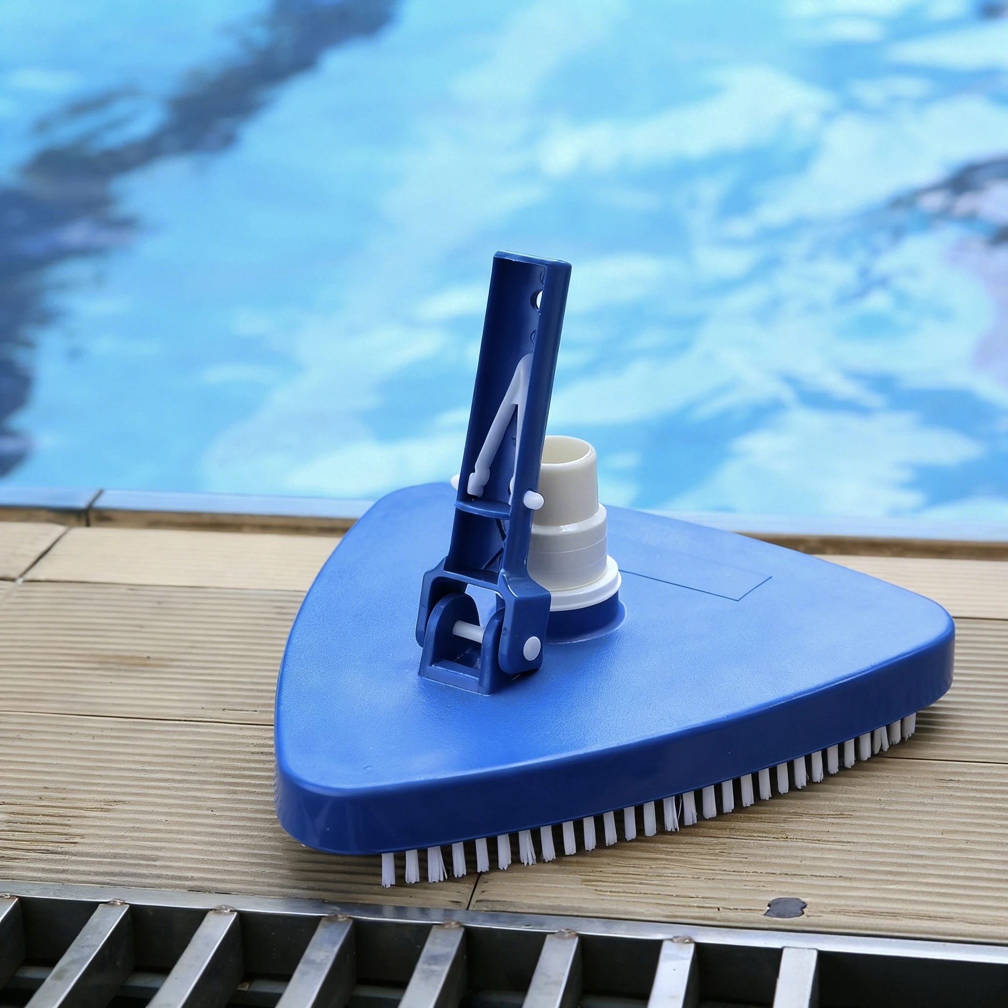 Tête d'aspirateur de piscine triangulaire en vinyle, aspirateurs de piscine lestés pour piscines hors sol et creusées