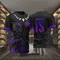 T-shirt de sport imprimé Black Panther pour homme, maillot de football confortable, évacuation de la