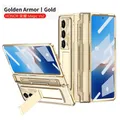 Custodia per telefono pieghevole con supporto trasparente per armatura per PC di lusso per Honor Magic VS2 V2 RSR 5G pellicola temperata per schermo copertura protettiva completa