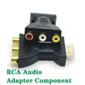Connettore cavo Segnale digitale AV Adattatore audio HDMI a 3 RCA Convertitore di componenti Video per PC Proiettore Tablet Computer Arcade