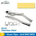 Downpipe di scarico per auto adatto per VW Golf GTI MK5 MK6 Jetta 2.0T Turbo Down Tubi per Audi A3 2.5 pollici - 3 pollici Downpipe 63mm a 76mm