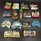 Ungheria Dubai Tailandia Polonia Egitto Italia Australia Germania Spagna Belgio Magnete da frigorifero in resina Souvenir turistico nazionale