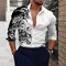 2024 mezza camicia da uomo a 8 colori camicia classica a maniche lunghe camicia da uomo allentata