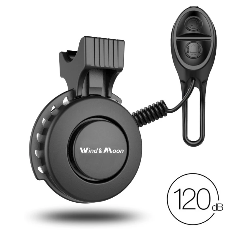 Campanello elettrico per bicicletta USB ricaricabile MTB Scooter bici da strada manubrio clacson 4 modalità suono anello di allarme campanello accessori per ciclismo