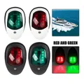 Nero/Bianco Per Luce di Navigazione per Yacht LED Impermeabile Luce Suono Marina Luce di Navigazione Luce Marina Rossa e Verde 12V 24V