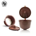 Icafilas Capsule di caffè riutilizzabili Nescafe Dolce Gusto filtri con Mesh Dolci Gusto Pod Cup per Tamper per macchine utensili da caffè