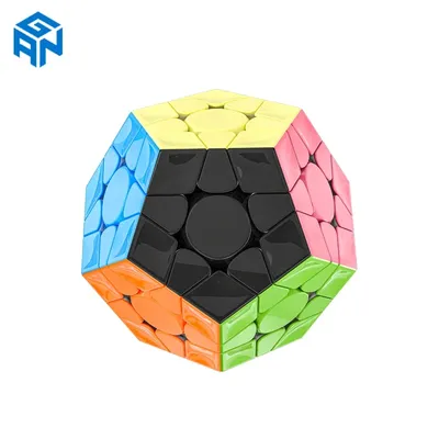 2024 Neuer GAN Megaminx Magnetschwebebahn-Würfel, GAN 12-seitiger Würfel 3x3x3 Zauberwürfel Professioneller Würfel GAN Speed Magnetwürfel Image