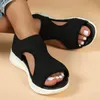 Mode plus Größe 43 Damenschuhe Sommer neue Komfort Casual Sport Sandalen Damen Keils andalen Damen