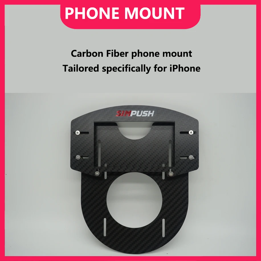 SIMPUSH Thrustmaster FANATEC SIMAGIC SIMUCUBE Radbasis Telefon-Armaturenbretthalter SIMHUB Sim Racing SIMRACING Image