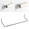 Supporto per asciugamani di carta Pegboard ganci per Rack di carta a qualsiasi tavola di legno organizzazione di pannelli forati per lavanderia Garage wc capannone per attrezzi da cucina