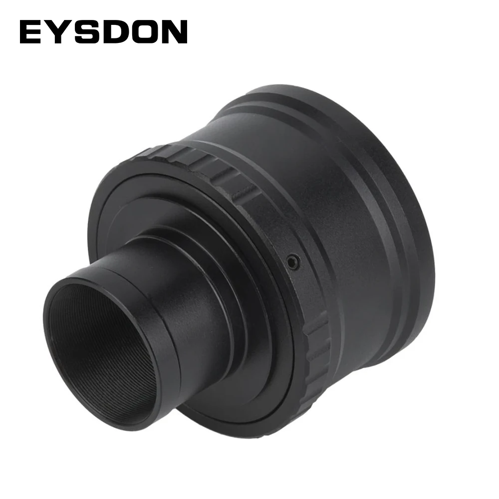 EYSDON 1,25 Zoll Zu EOS M T-Ring Adapter Teleskop Objektiv Adapter Voll Metall für Canon EO SM Montieren kameras Image