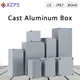 Custodia in alluminio per esterni Scatola di giunzione impermeabile IP67 Industria PCB Progetto Custodia per strumenti Custodia per elettronica a prova di esplosione
