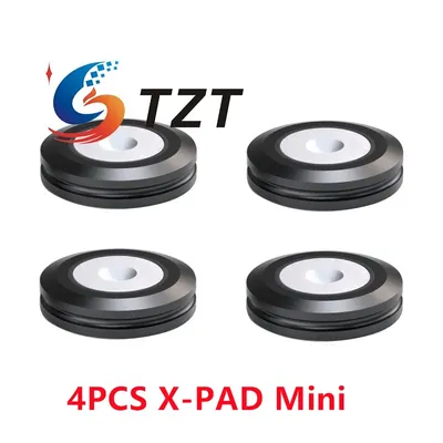 Tzt audio bastion 4pcs X-PAD mini/iii/plus ii/pro/ref lautsprecher spike pads schuhe tragfähigkeit 80kg ideal für kleine lautsprecher Image